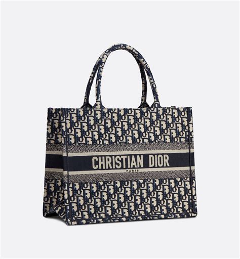 medium dior book tote blue|Dior oblique book tote.